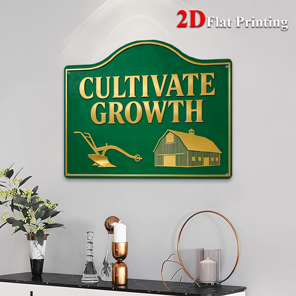 2D Flat, 1pc Farmhouse Wall De - Agriculture Farm House ulasan dan harga